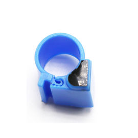 الأزرق تخصيص RFID حمامة الحيوان خواتم الساق / LF UHF حمامة خواتم خواتم