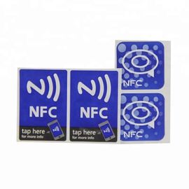 ISO14443A إعادة الكتابة الذكية NFC العلامات / لاصق ملصقات للماء NFC