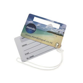 مغلفة ثقب ثقب CMYK PVC يموت قطع بطاقة الأمتعة بطاقة معلقة بطاقة