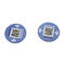 25 مم  Classic 1K ISO14443A علامات NFC المضادة للمعادن