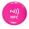 ISO 14443A مقاوم للماء Crystal Nfc Rfid Tag NFC213 / 215/216 رقاقة