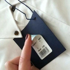 UHF ورقة لاصقة البطانة RFID العلامة ، ملصق الملابس تسمية العلامة الملابس لتتبع الملابس