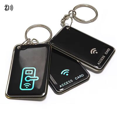 بطاقة تحكم الوصول المخصصة للطباعة NFC 13.56Mhz RFID Epoxy Tag NFC Keychain MIFARE Classic EV1 1K