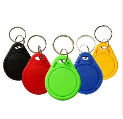 مرسومة منوعة للماء LOGO/QR Code ABS Keyfob MIFARE Classic EV1 RFID ABS Keychain لمراقبة الوصول إلى الأبواب