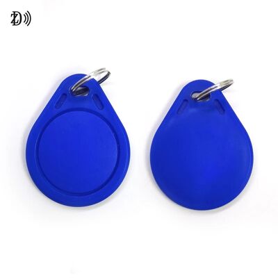 مرسومة منوعة للماء LOGO/QR Code ABS Keyfob MIFARE Classic EV1 RFID ABS Keychain لمراقبة الوصول إلى الأبواب