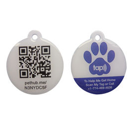 طباعة رموز QR صديقة للبيئة حجم مخصص NFC RFID علامة إيبوكسي